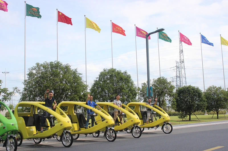 Jobo Touring Tricycle Rickshaw for Passenger, Electric Pedicab, Advertising Velo Taxi