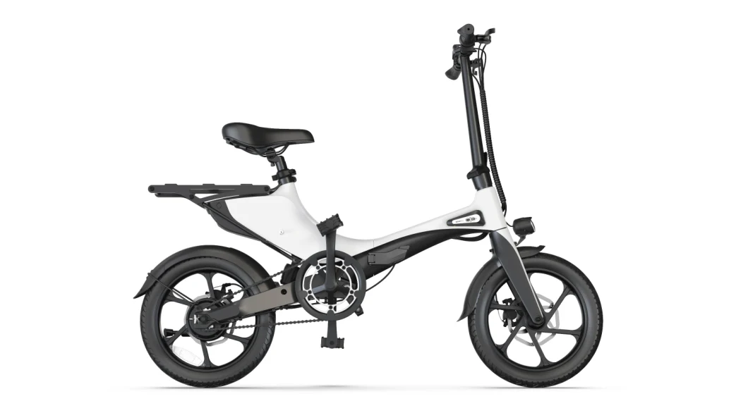 36V 250W 16inch Foldable Ebike Mini Folding Electric Mountain Bike with Rear Drive Motor