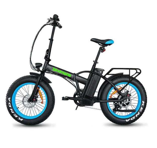 20 Inch Fat Tire Foldable City Electric Bike Rear Motor with Lithium Battery