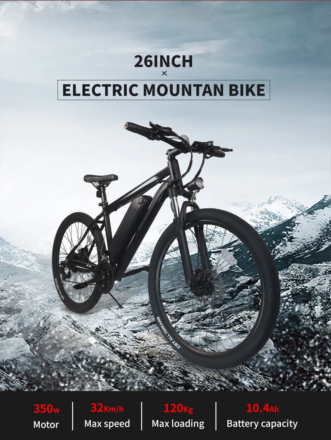 Chinese Factory Wholesale Electric Mountain Bike Emtb