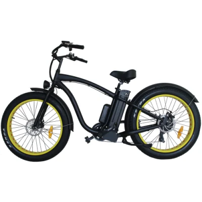 750W 4.5인치 고속 지방 타이어 전기 산악 자전거 저렴한 남성용 비치 크루저 자전거