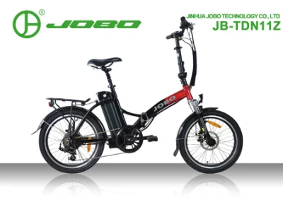  36V-250W 모터를 갖춘 전기 접이식 도시 자전거.  유럽 ​​창고